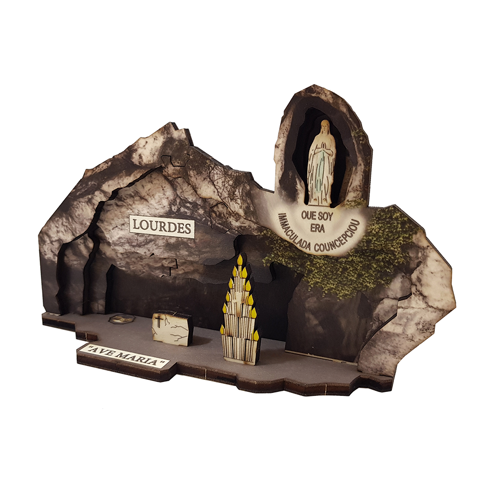 Lady of Lourdes – colored