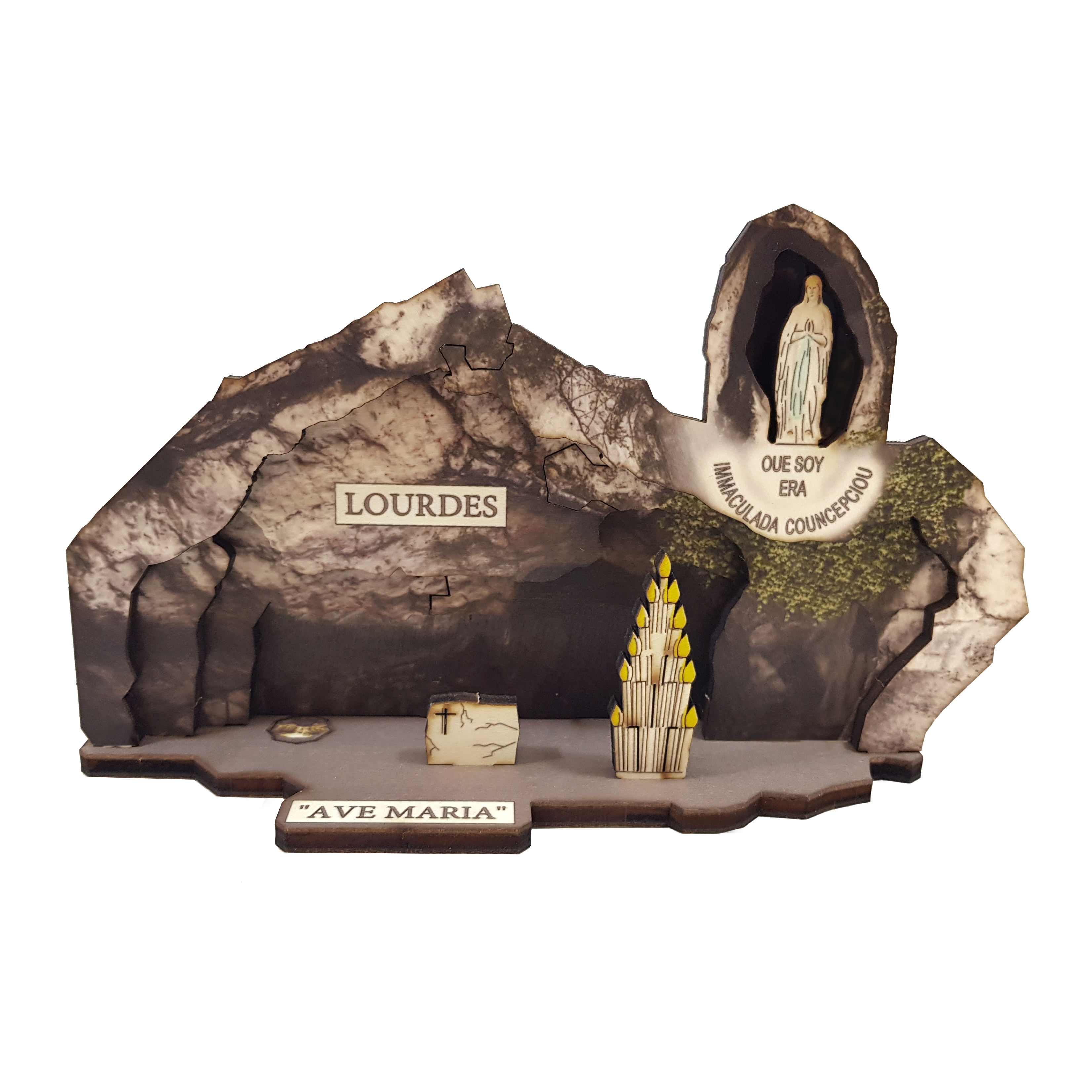 Lady of Lourdes – colored