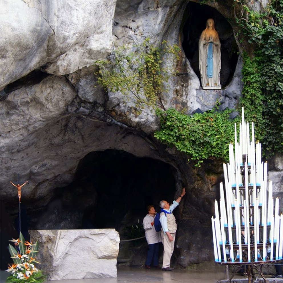 Lady of Lourdes – colored