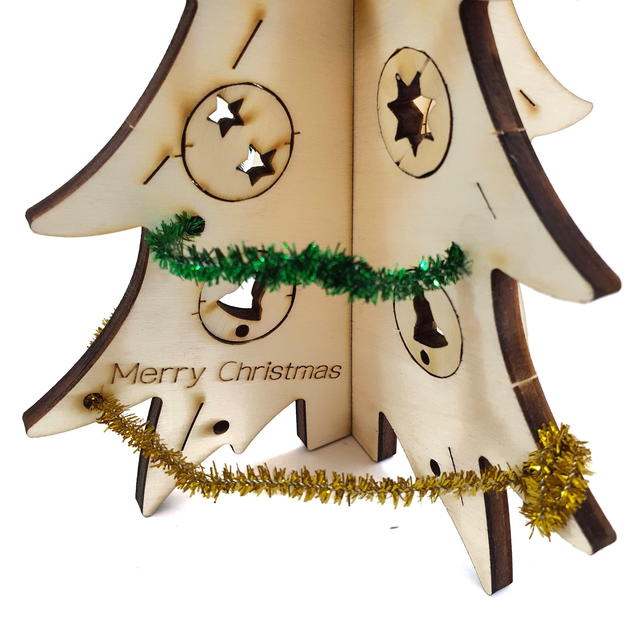 Christmas tree small – with decorations (DIY)