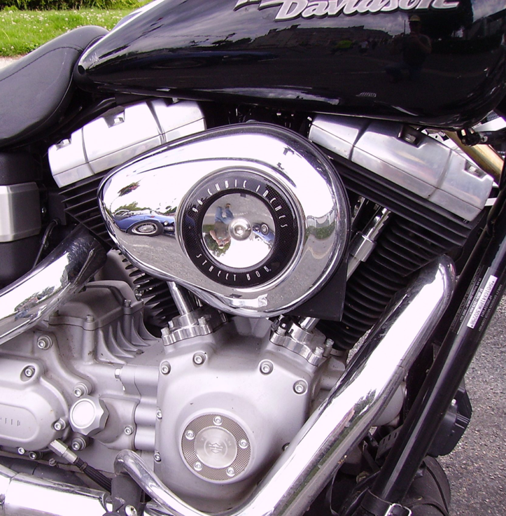 Harley Davidson motorcycle / colored