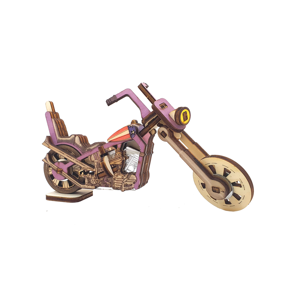 Harley Davidson motorcycle / colored