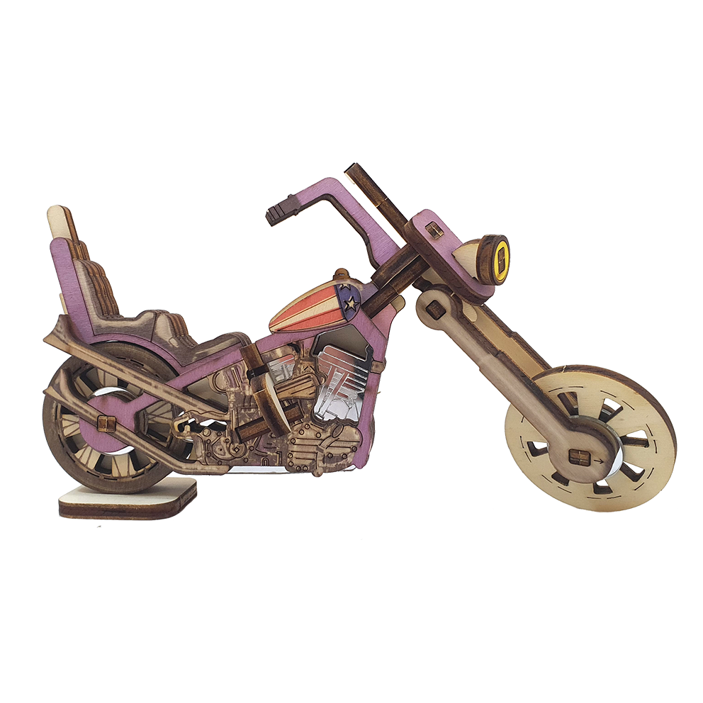 Harley Davidson motorcycle / colored