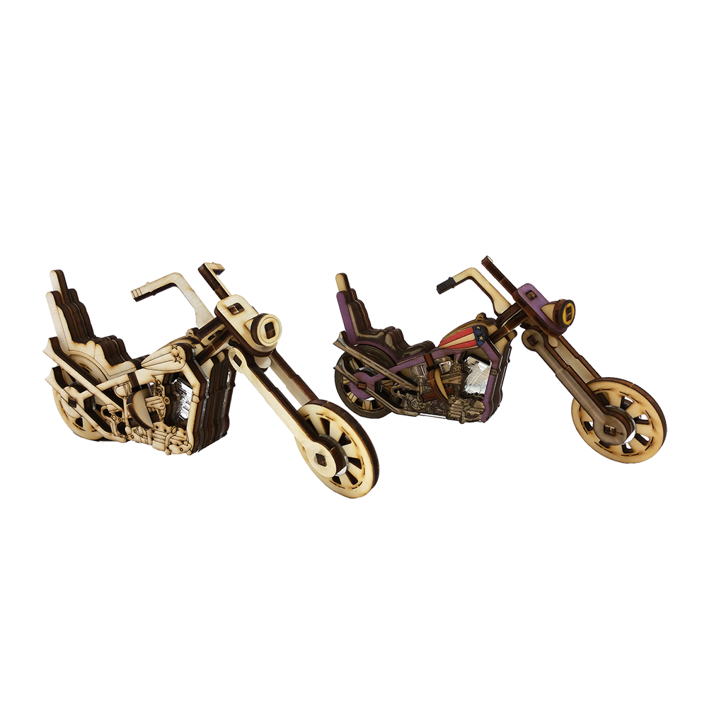 Harley Davidson motorcycle / colored