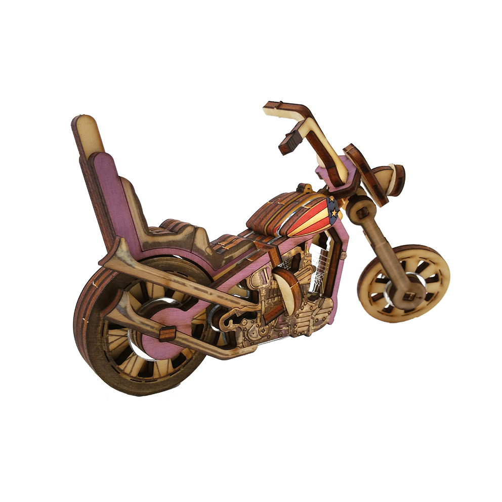 Harley Davidson motorcycle / colored