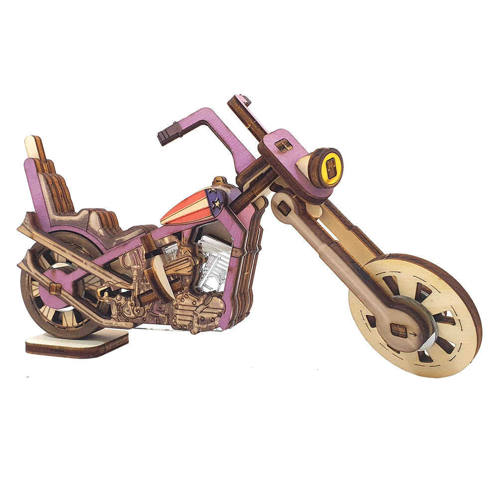 Harley Davidson motorcycle / colored