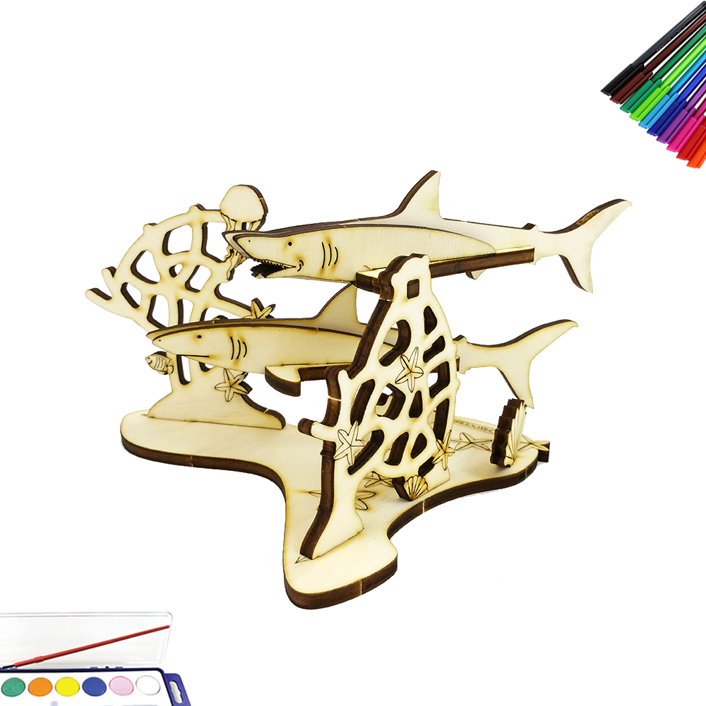 Pair of Sharks & Reef
