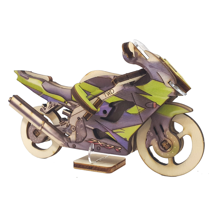 Sports motorcycle / colored