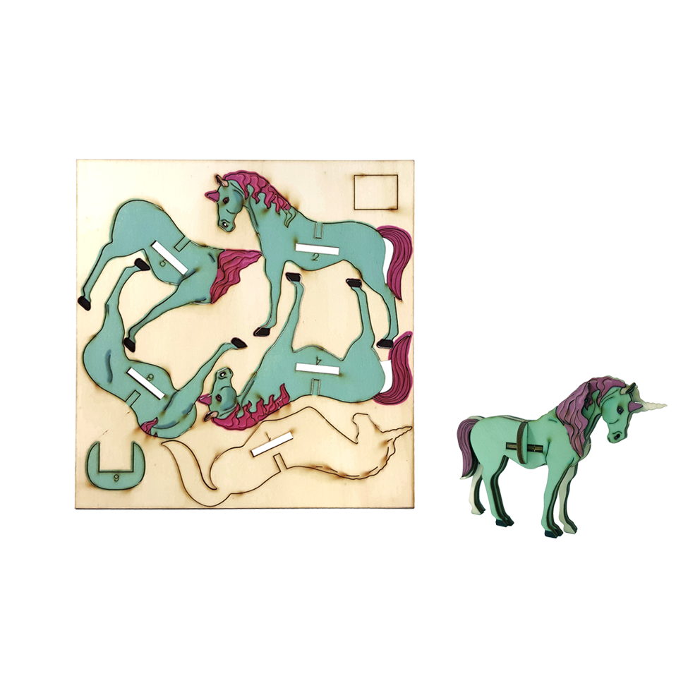Unicorn Horse / colored
