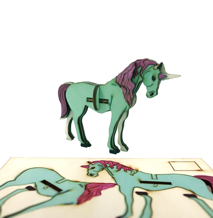 Unicorn Horse / colored