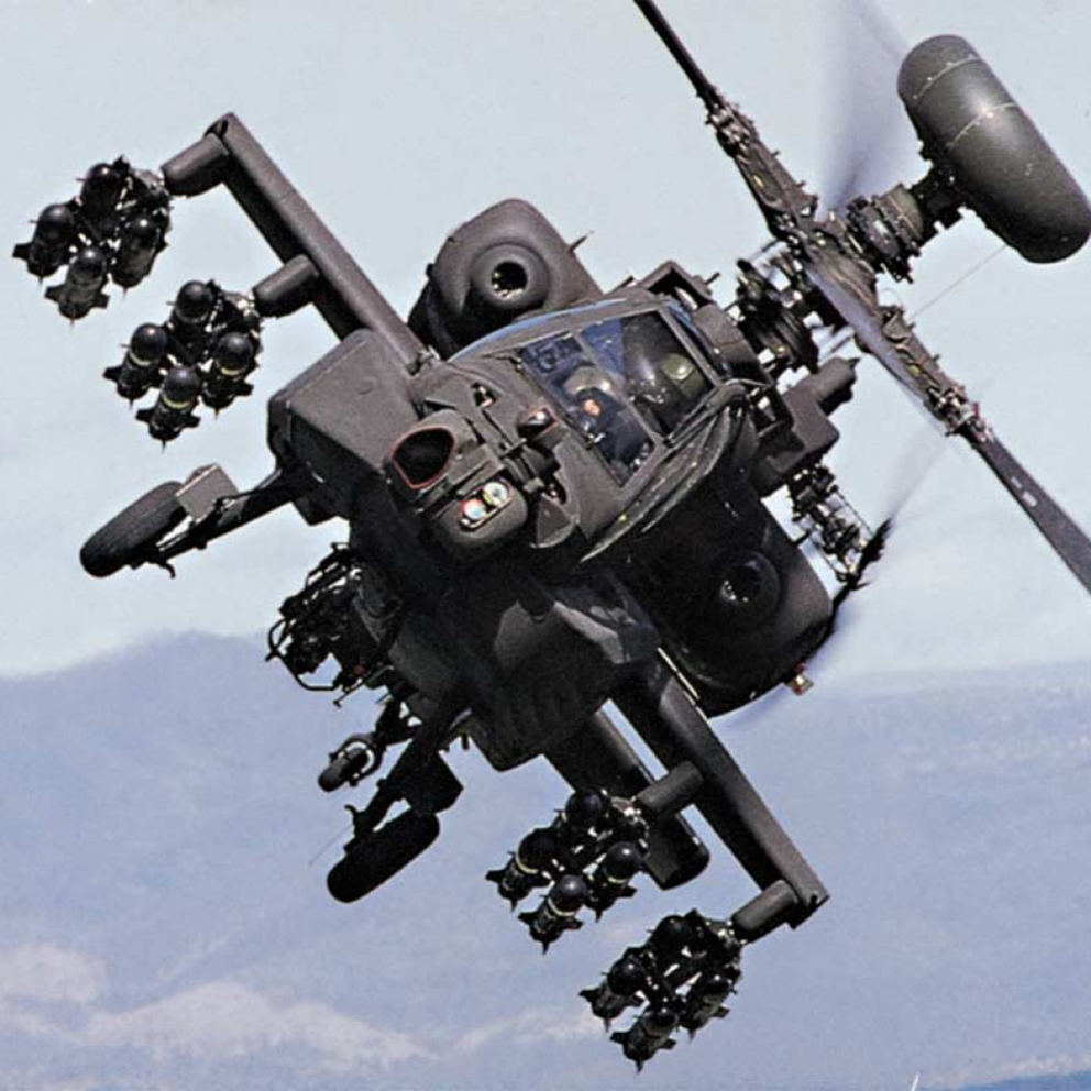 Apache helicopter