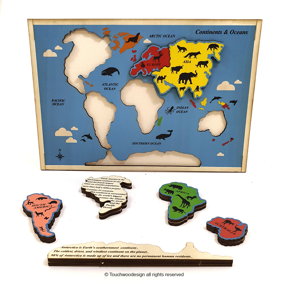 Continents & Oceans