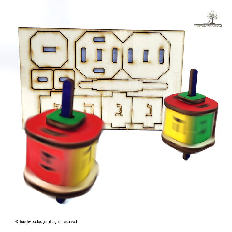 Dreidel – small (DIY)
