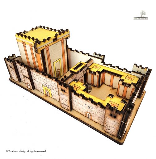 The Second Temple – Gold colored – small